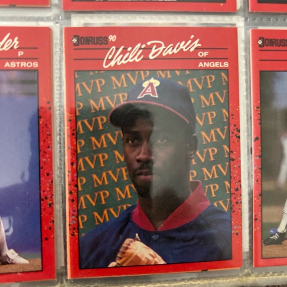 Donruss 90 Chili Davis Baseball Card